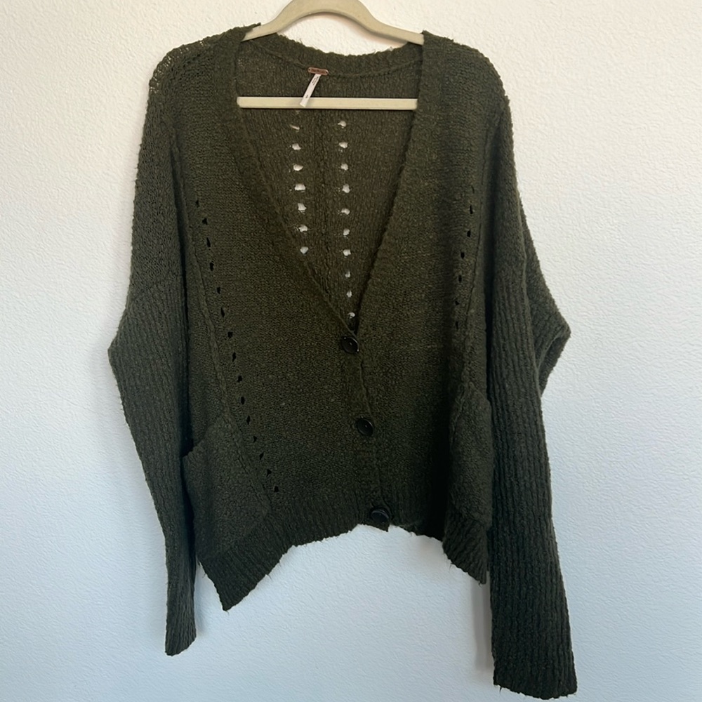 Free People Oversized Cardigan